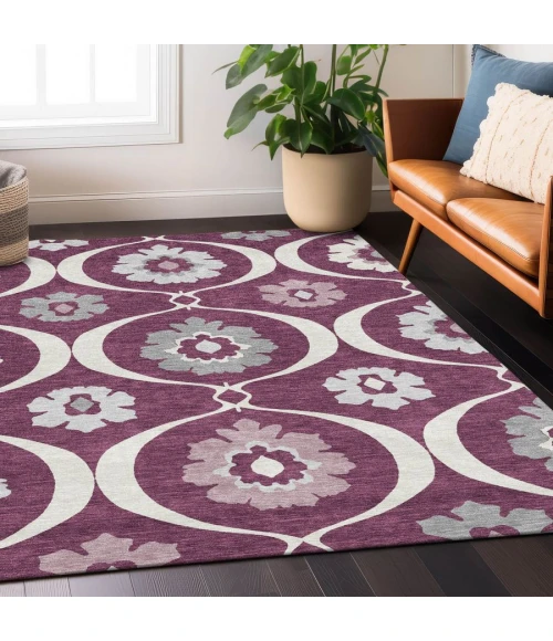 Addison Chantille ACN858-Eggplant 5 ft. X 7 ft. 6 in. Rectangle Rug
