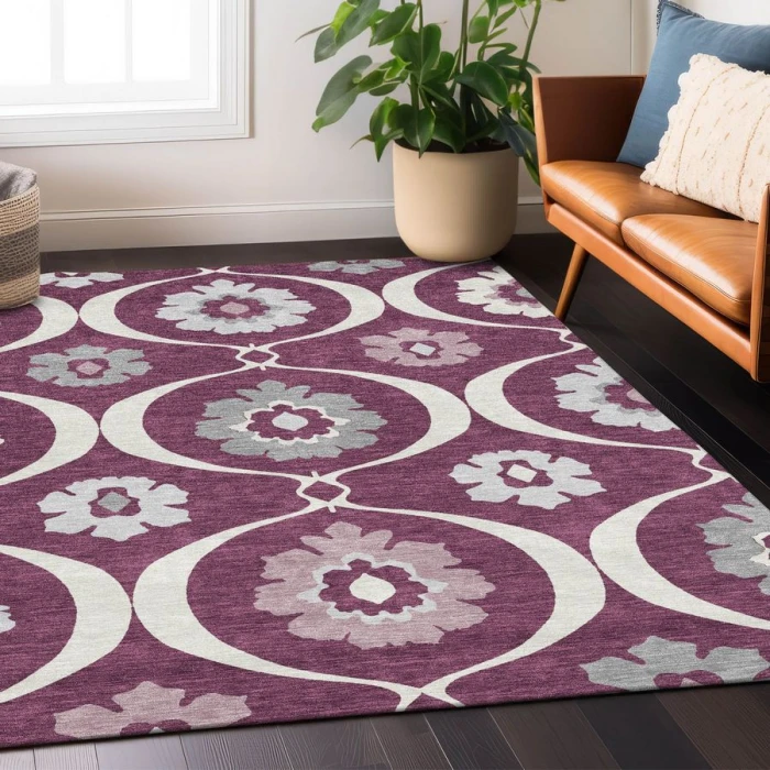 Addison Chantille ACN858-Eggplant 9 ft. X 12 ft. Rectangle Rug