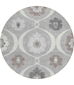 Addison Chantille ACN858-Gray 8 ft. X 8 ft. Round Rug