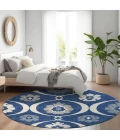 Addison Chantille ACN858-Navy 8 ft. X 8 ft. Round Rug