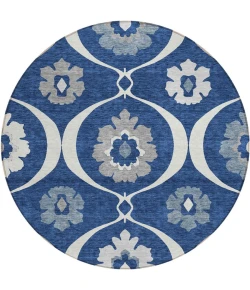 Addison Chantille ACN858-Navy 8 ft. X 8 ft. Round Rug