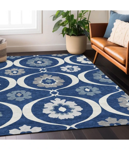 Addison Chantille ACN858-Navy 5 ft. X 7 ft. 6 in. Rectangle Rug