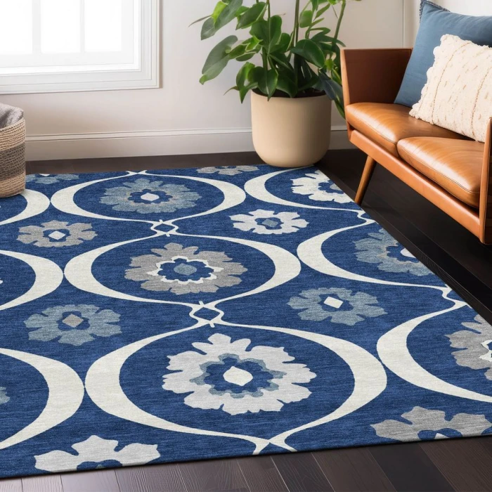 Addison Chantille ACN858-Navy 9 ft. X 12 ft. Rectangle Rug