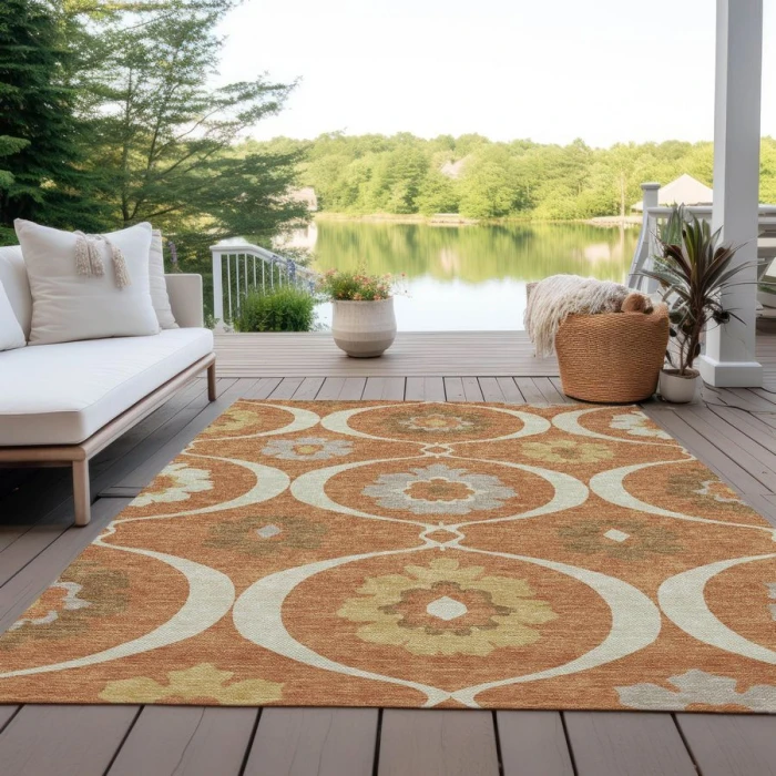 Addison Chantille ACN858-Paprika 9 ft. X 12 ft. Rectangle Rug