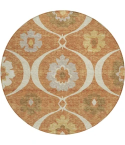Addison Chantille ACN858-Paprika 8 ft. X 8 ft. Round Rug