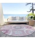 Addison Chantille ACN858-Pink 8 ft. X 8 ft. Round Rug
