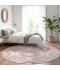 Addison Chantille ACN858-Pink 8 ft. X 8 ft. Round Rug
