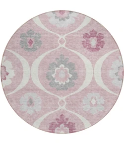 Addison Chantille ACN858-Pink 8 ft. X 8 ft. Round Rug