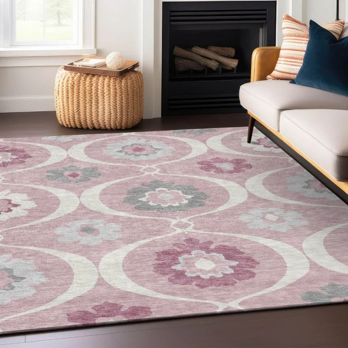 Addison Chantille ACN858-Pink 8 ft. X 10 ft. Rectangle Rug