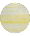 Addison Chantille ACN859-Yellow 8 ft. X 8 ft. Round Rug