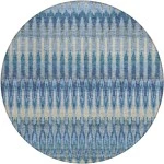 Addison Chantille ACN860-Denim 8 ft. X 8 ft. Round Rug