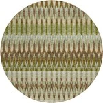Addison Chantille ACN860-Green 8 ft. X 8 ft. Round Rug
