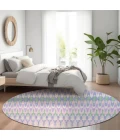 Addison Chantille ACN860-Lavender 8 ft. X 8 ft. Round Rug