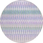 Addison Chantille ACN860-Lavender 8 ft. X 8 ft. Round Rug