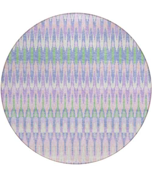 Addison Chantille ACN860-Lavender 8 ft. X 8 ft. Round Rug
