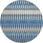 Addison Chantille ACN860-Navy 8 ft. X 8 ft. Round Rug