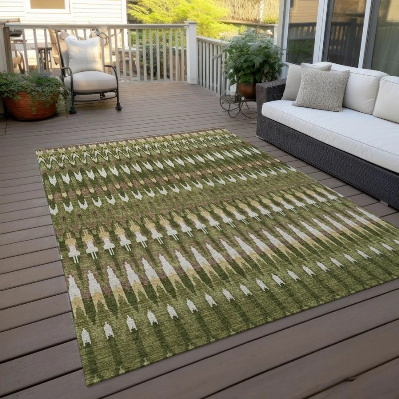 Addison Chantille ACN860-Olive 10 ft. X 14 ft. Rectangle Rug