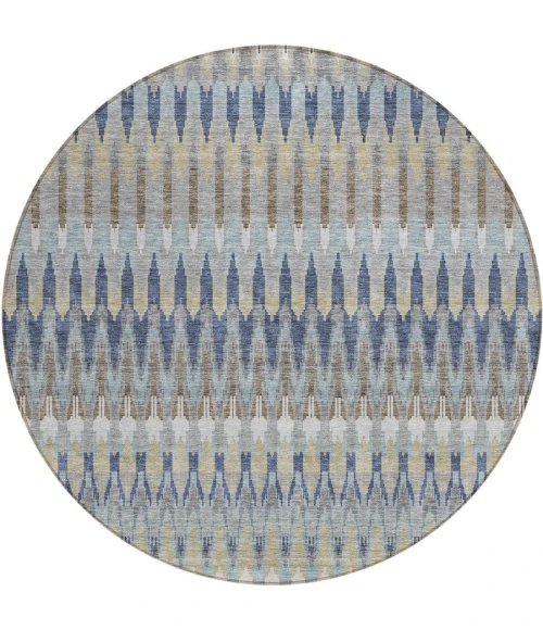 Addison Chantille ACN860-Taupe 8 ft. X 8 ft. Round Rug