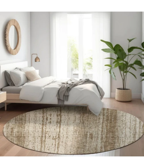 Addison Chantille ACN861-Brown 8 ft. X 8 ft. Round Rug