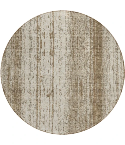 Addison Chantille ACN861-Brown 8 ft. X 8 ft. Round Rug