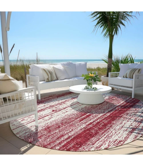 Addison Chantille ACN861-Merlot 8 ft. X 8 ft. Round Rug