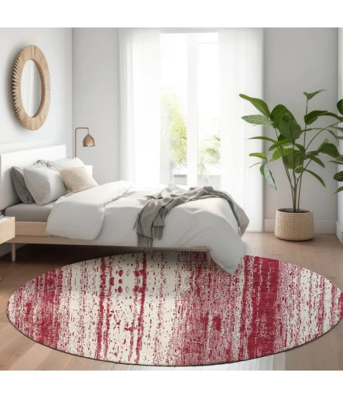 Addison Chantille ACN861-Merlot 8 ft. X 8 ft. Round Rug