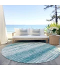 Addison Chantille ACN861-Teal 8 ft. X 8 ft. Round Rug