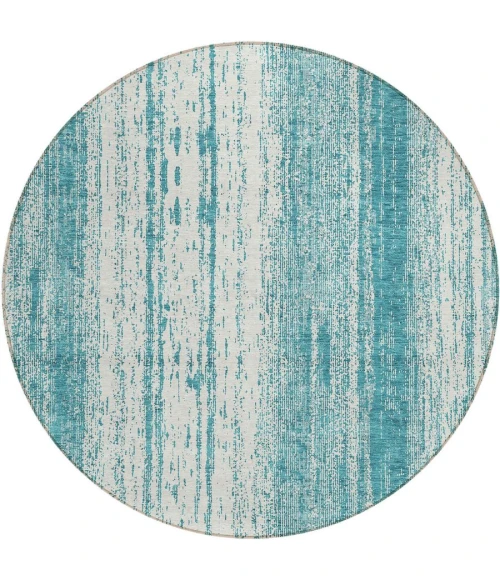 Addison Chantille ACN861-Teal 8 ft. X 8 ft. Round Rug