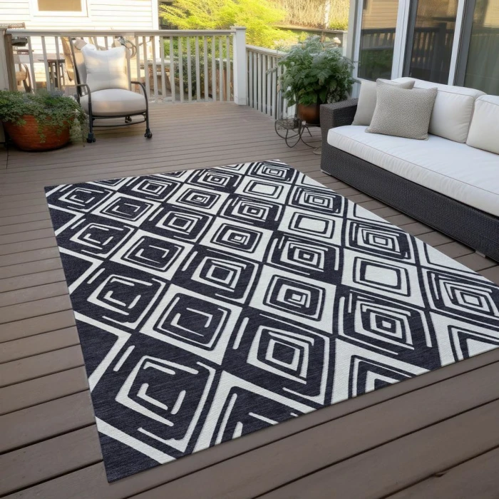 Addison Chantille ACN862-Black 3 ft. X 5 ft. Rectangle Rug
