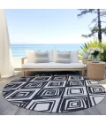Addison Chantille ACN862-Black 8 ft. X 8 ft. Round Rug