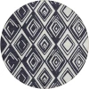 Addison Chantille ACN862-Black 8 ft. X 8 ft. Round Rug