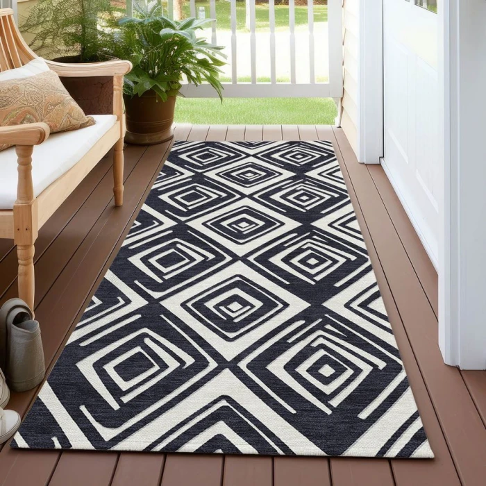 Addison Chantille ACN862-Black 2 ft. 3 in. X 7 ft. 6 in. Rectangle Rug