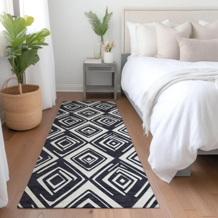 Addison Chantille ACN862-Black 2 ft. 3 in. X 7 ft. 6 in. Rectangle Rug