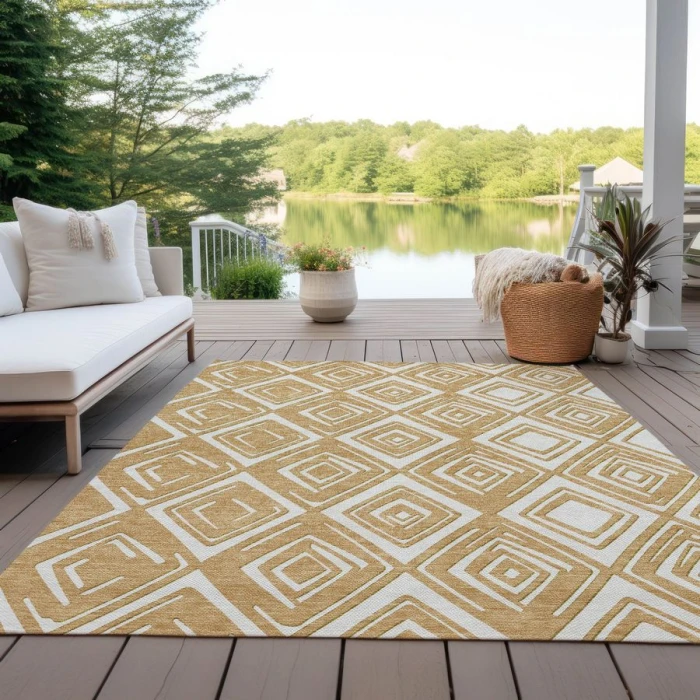 Addison Chantille ACN862-Gold 8 ft. X 10 ft. Rectangle Rug