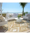 Addison Chantille ACN862-Gold 8 ft. X 8 ft. Round Rug
