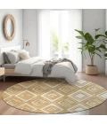 Addison Chantille ACN862-Gold 8 ft. X 8 ft. Round Rug