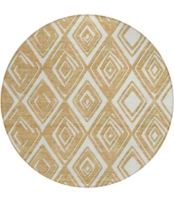 Addison Chantille ACN862-Gold 8 ft. X 8 ft. Round Rug