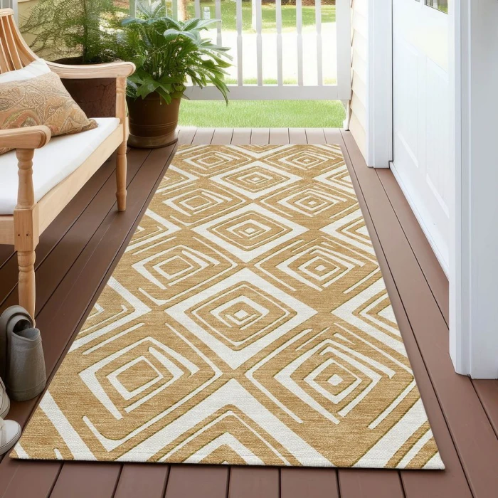 Addison Chantille ACN862-Gold 2 ft. 3 in. X 7 ft. 6 in. Rectangle Rug