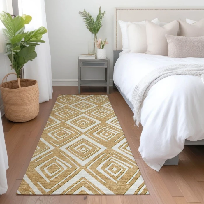 Addison Chantille ACN862-Gold 2 ft. 3 in. X 7 ft. 6 in. Rectangle Rug