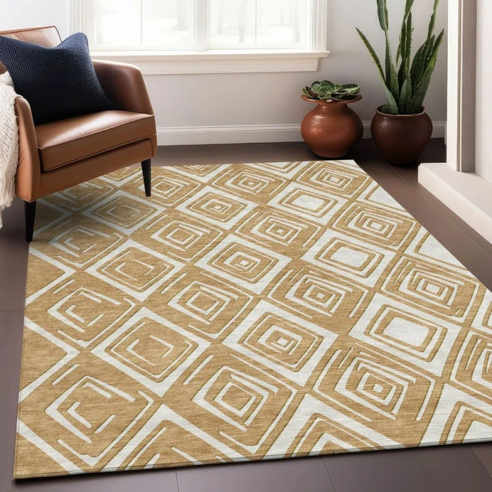 Addison Chantille ACN862-Gold 8 ft. X 10 ft. Rectangle Rug