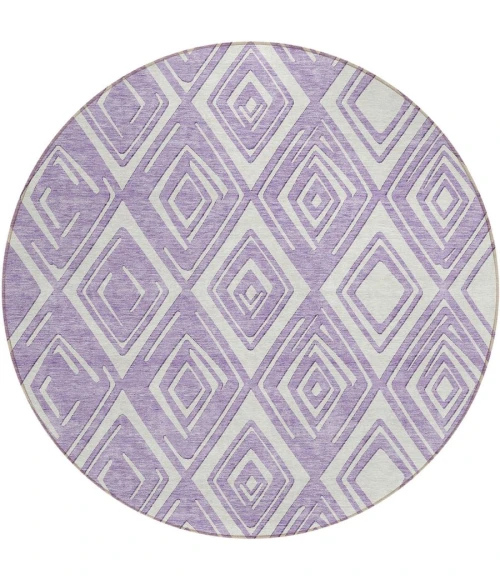 Addison Chantille ACN862-Lavender 8 ft. X 8 ft. Round Rug