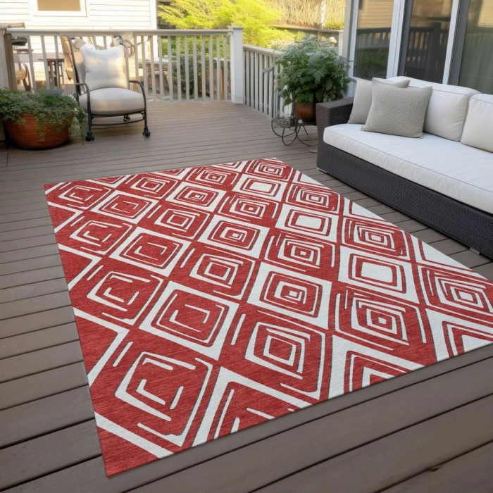Addison Chantille ACN862-Red 9 ft. X 12 ft. Rectangle Rug