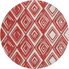 Addison Chantille ACN862-Red 8 ft. X 8 ft. Round Rug