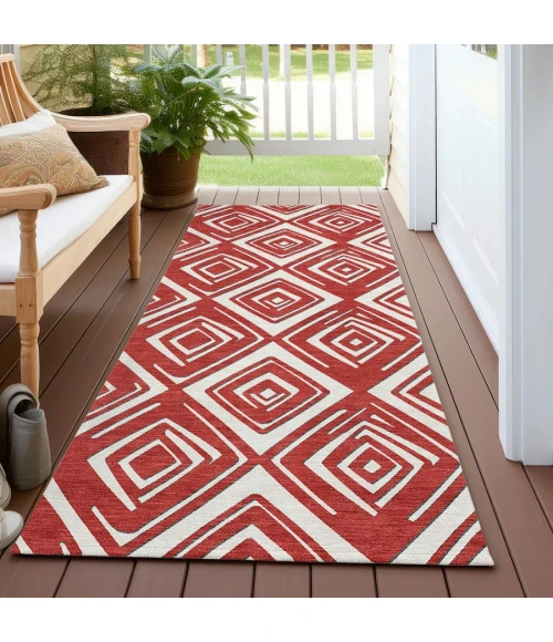 Addison Chantille ACN862-Red 2 ft. 3 in. X 7 ft. 6 in. Rectangle Rug