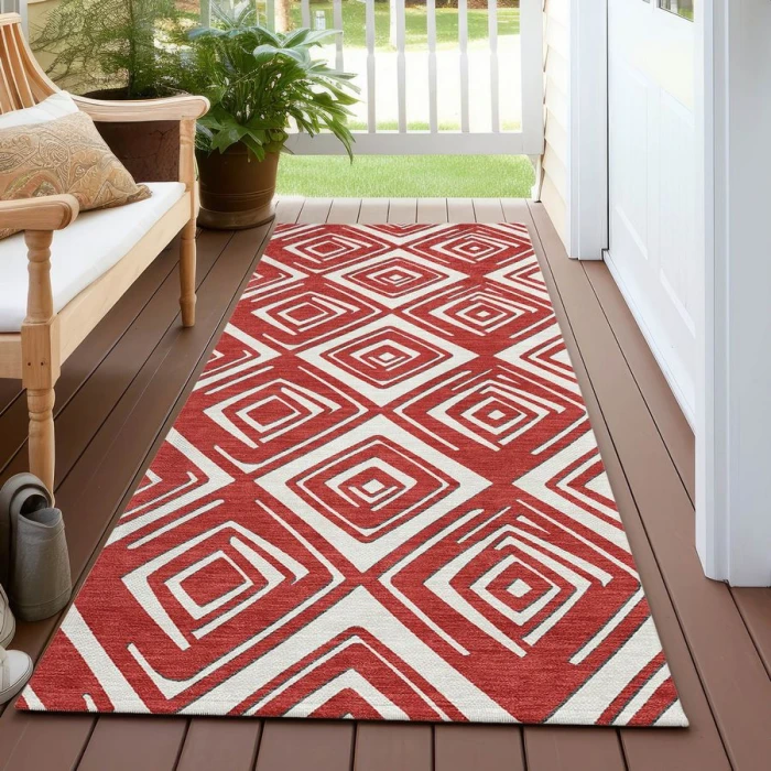 Addison Chantille ACN862-Red 2 ft. 3 in. X 7 ft. 6 in. Rectangle Rug