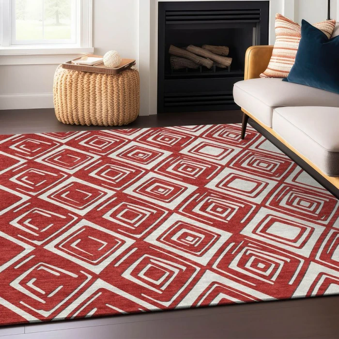 Addison Chantille ACN862-Red 9 ft. X 12 ft. Rectangle Rug