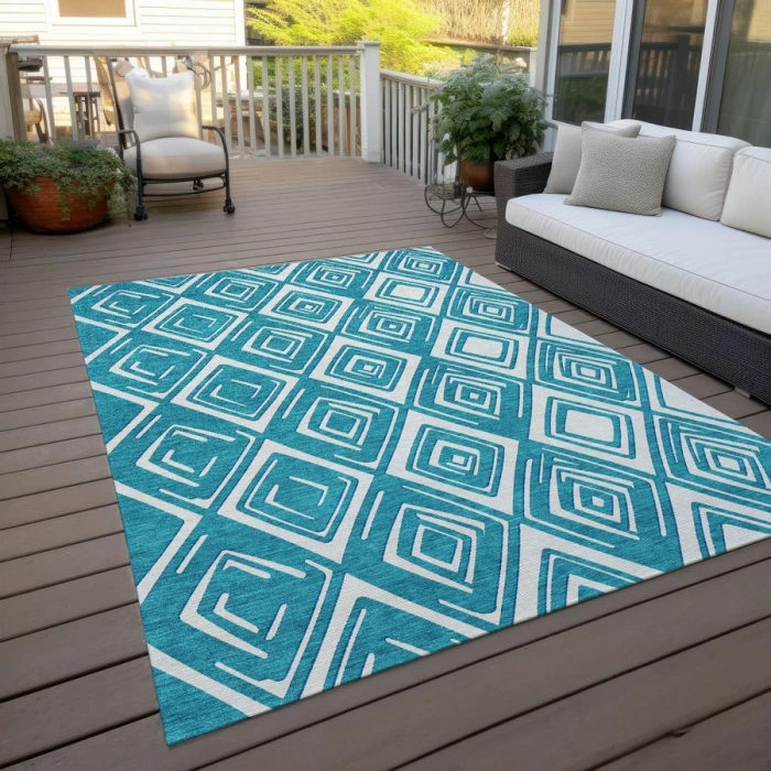 Addison Chantille ACN862-Teal 5 ft. X 7 ft. 6 in. Rectangle Rug