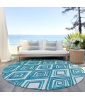 Addison Chantille ACN862-Teal 8 ft. X 8 ft. Round Rug