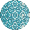 Addison Chantille ACN862-Teal 8 ft. X 8 ft. Round Rug