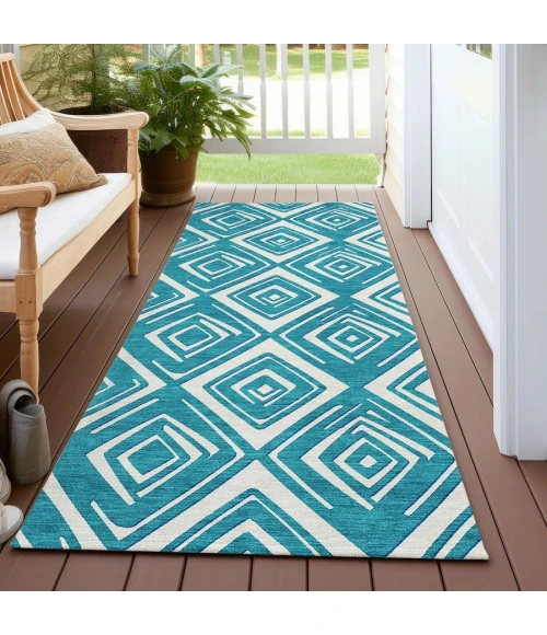 Addison Chantille ACN862-Teal 2 ft. 3 in. X 7 ft. 6 in. Rectangle Rug